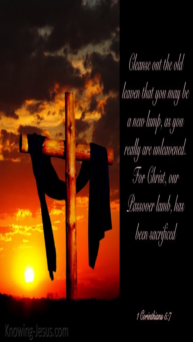 1 Corinthians 5:7 Christ Our Passover (black)